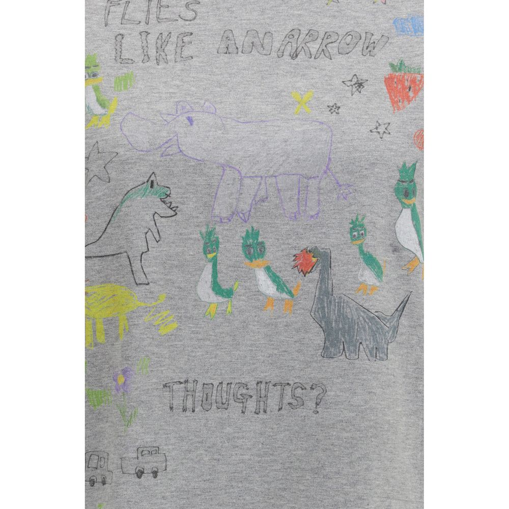 Gray Cotton T-Shirt
