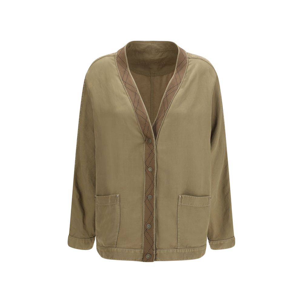 Bicolor Copper Denim Jacket