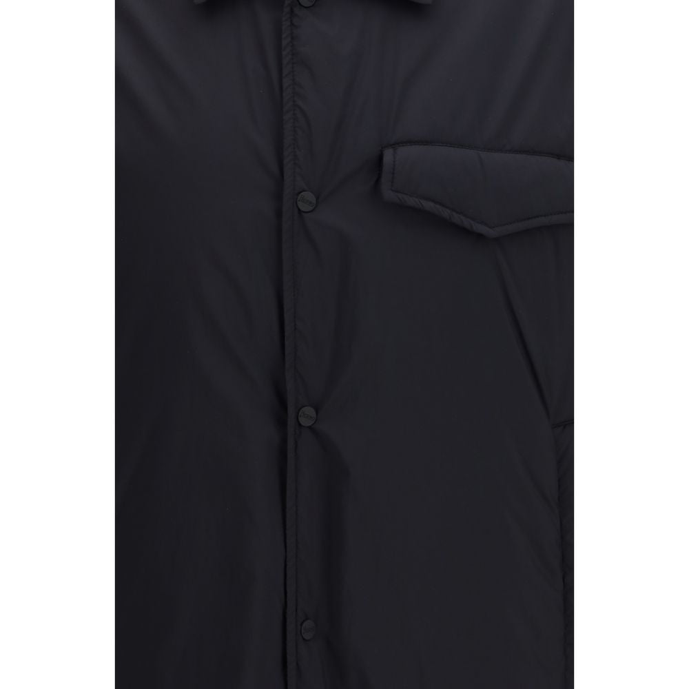 Black Nylon Coat