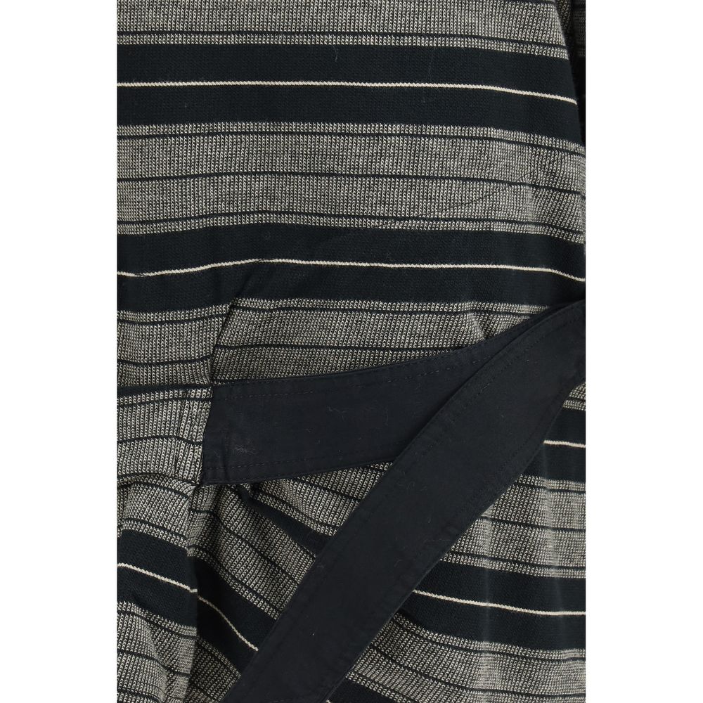 Gray Cotton Casual Dress