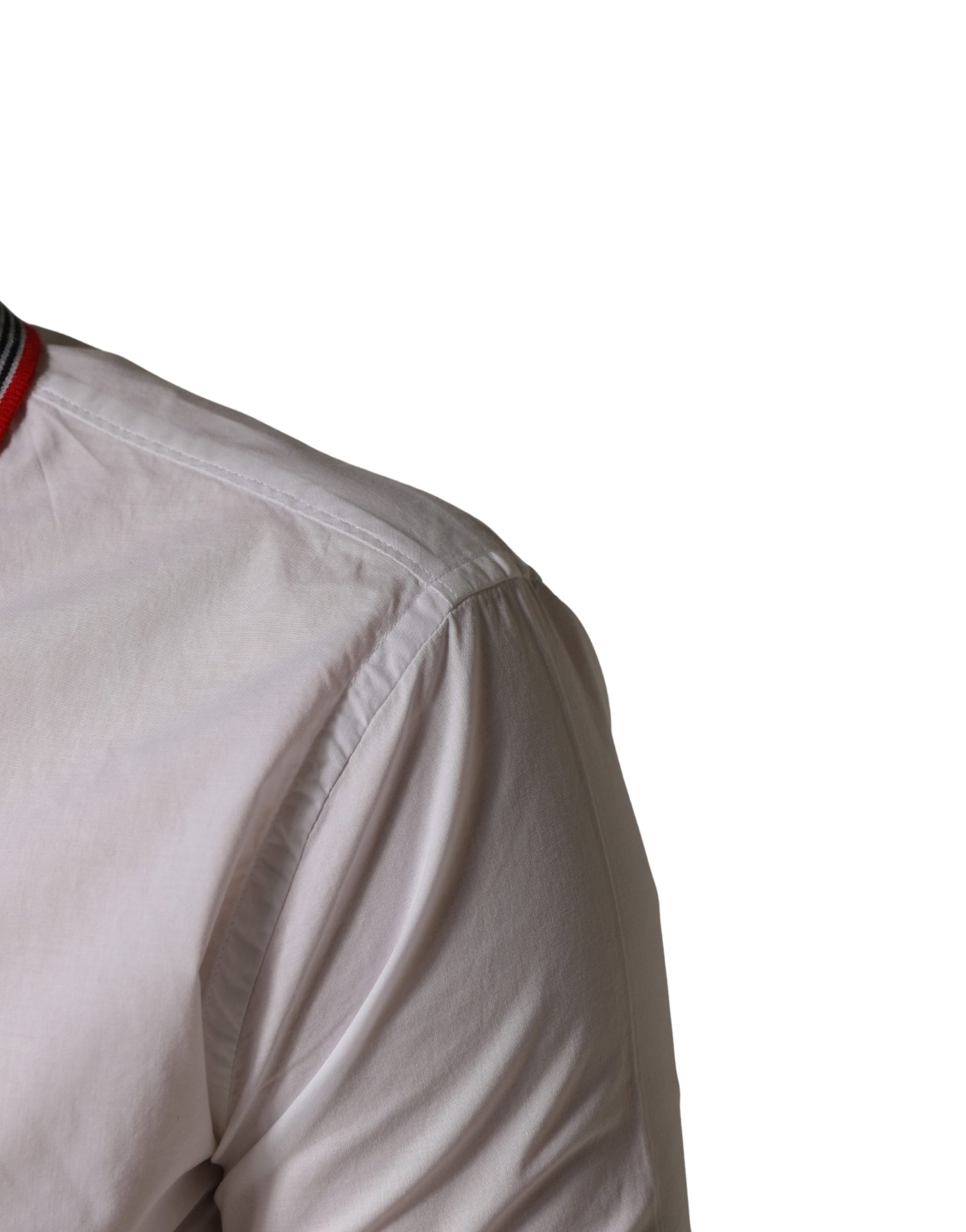 White Short Sleeves Button Down Shirt