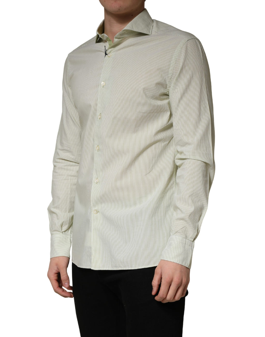 Light Green Long Sleeves Formal Dress Shirt