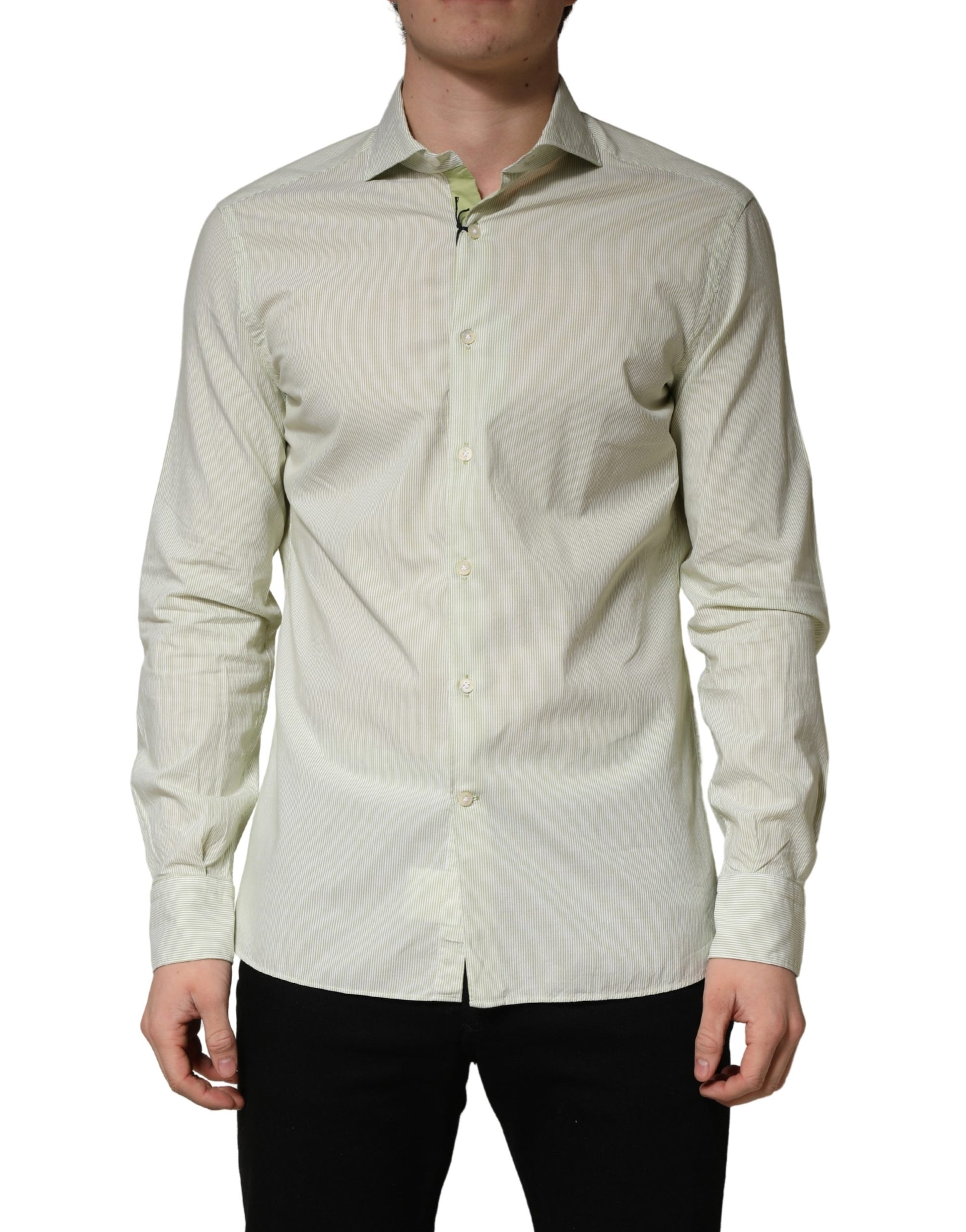 Light Green Long Sleeves Formal Dress Shirt