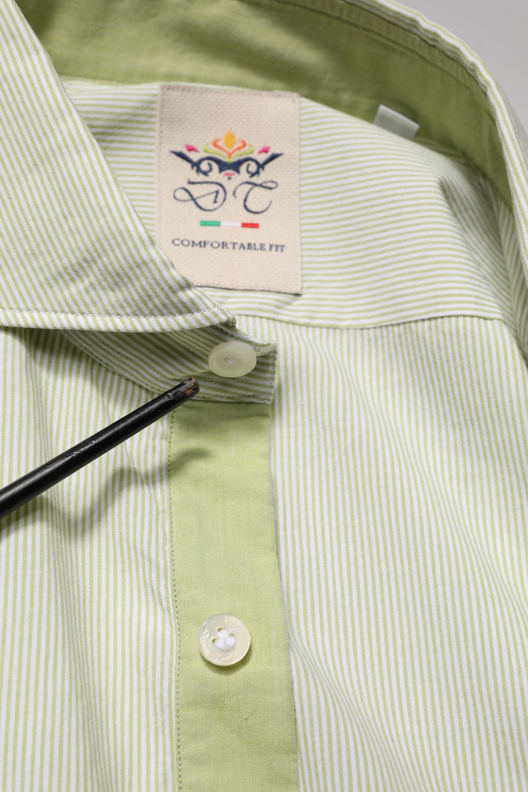 Light Green Long Sleeves Formal Dress Shirt