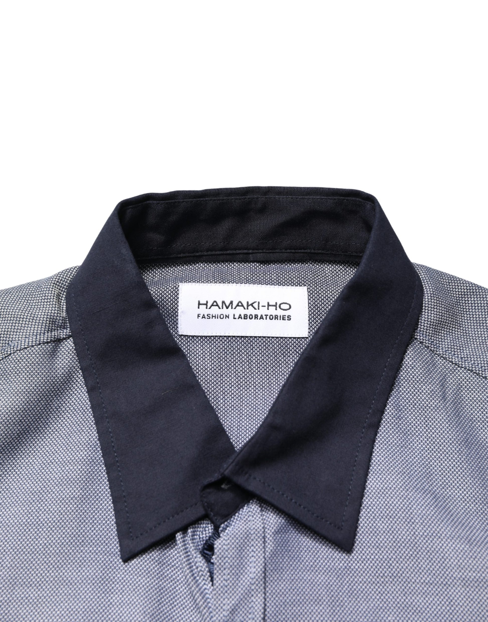 Dark Blue Cotton Long Sleeves Collared Dress Formal Shirt