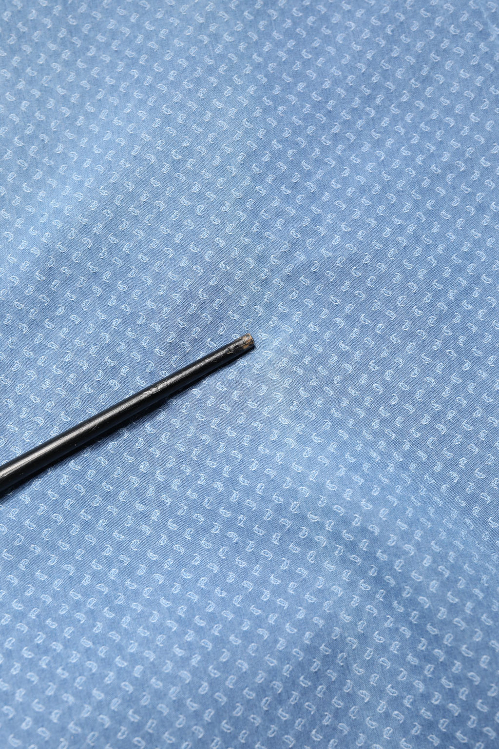 Blue Cotton Slim Fit Collared LongSleeve Casual Shirt