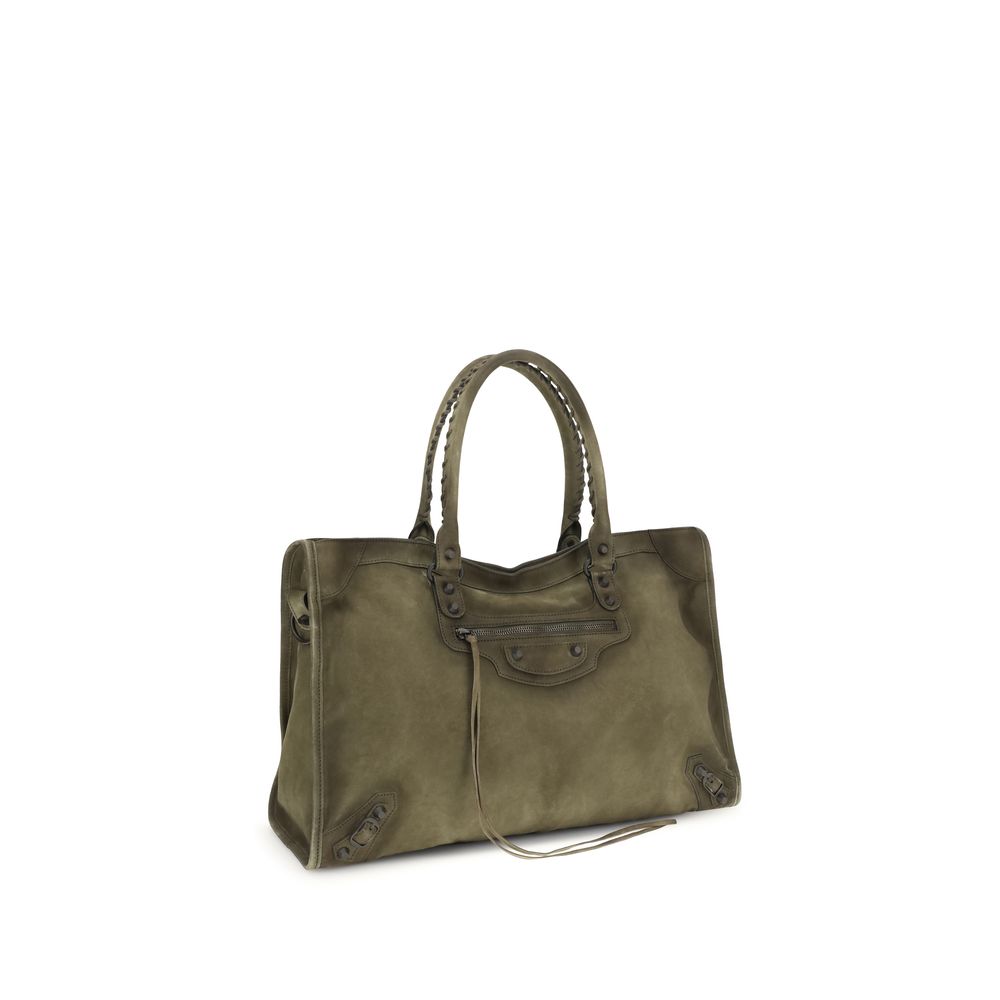 Bicolor Calf Leather Bos Taurus Shoulder Bag