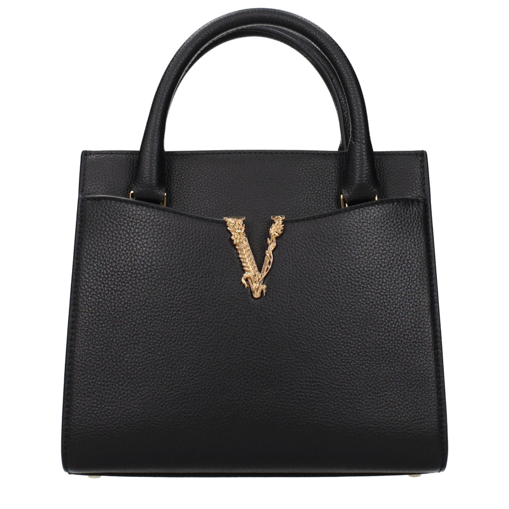Black Leather Handbag