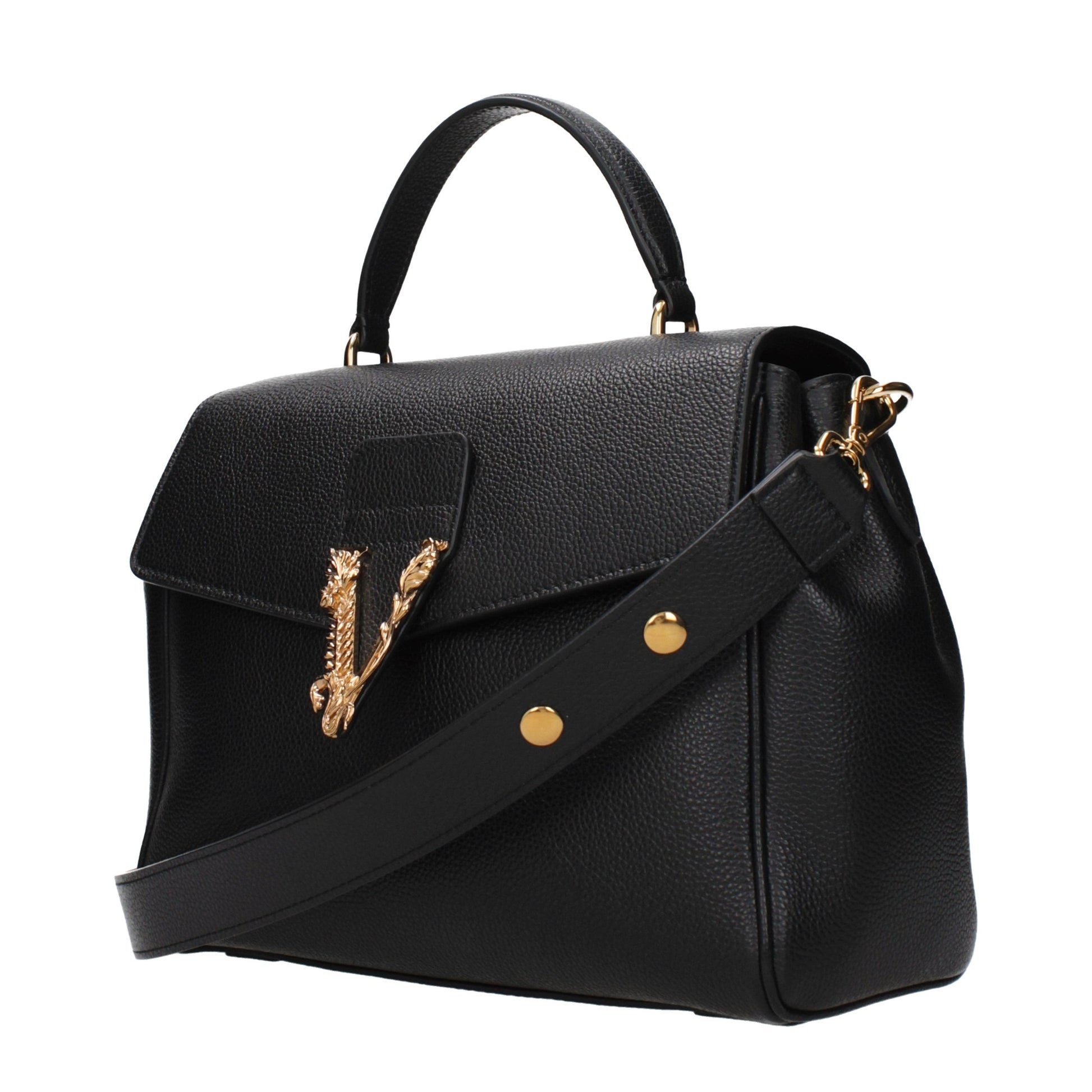 Black Leather Handbag