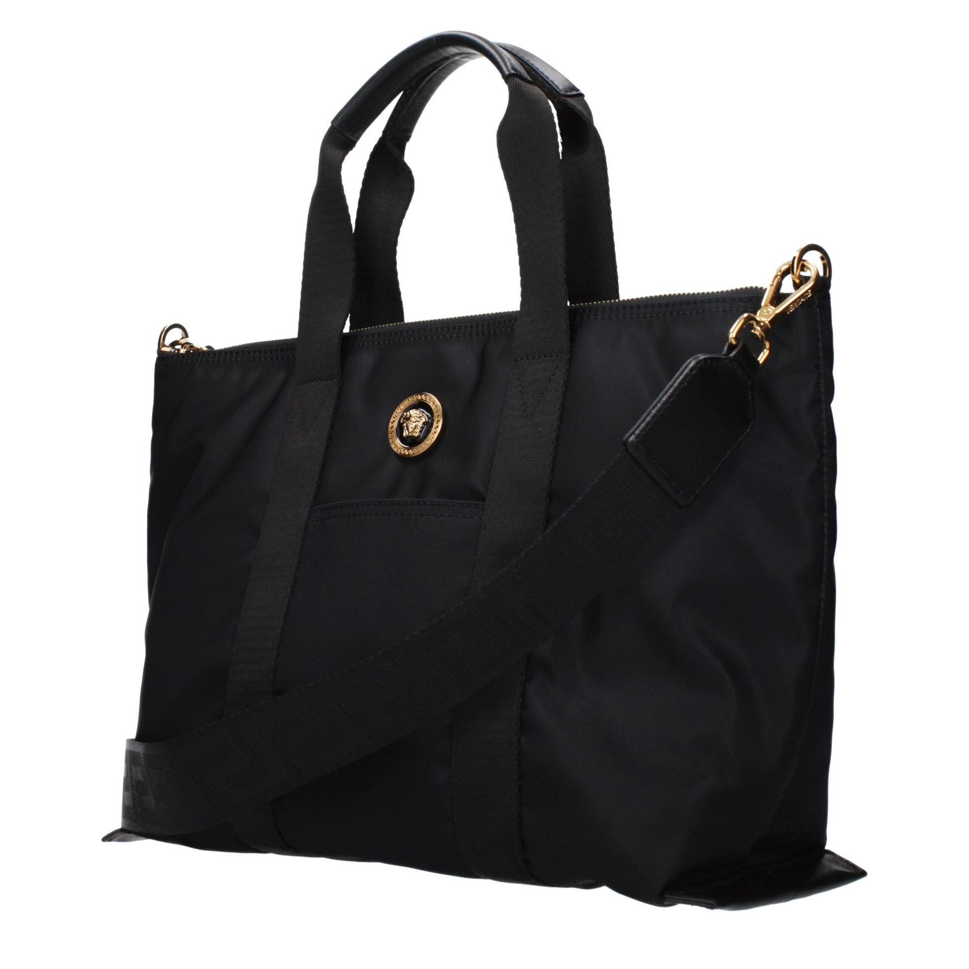 Black Nylon Handbag