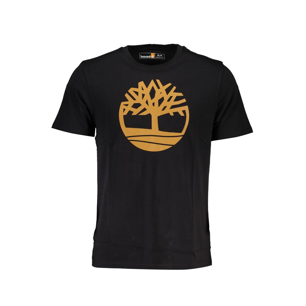 Black Organic Cotton Men T-Shirt