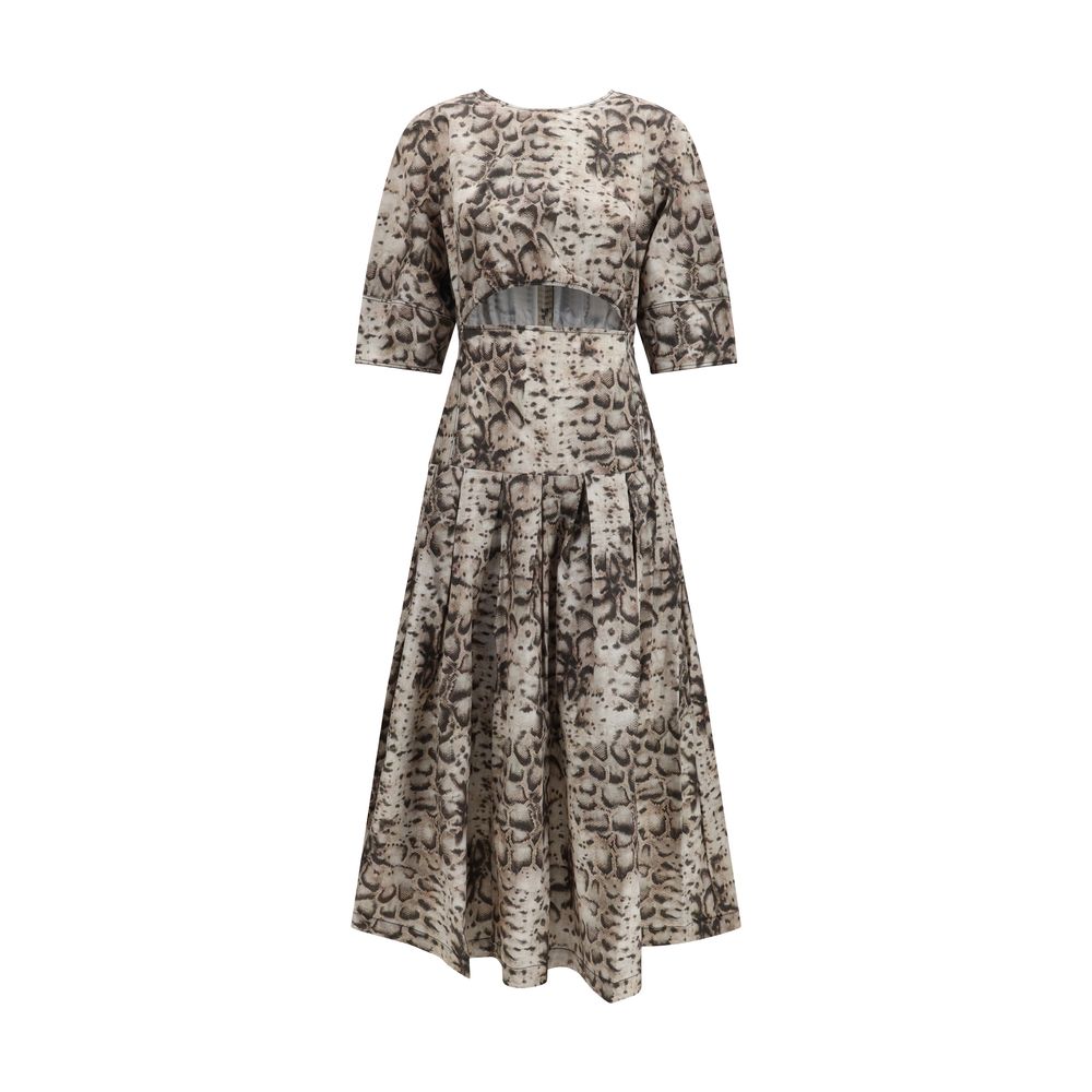 Multicolor Cotton Casual Dress