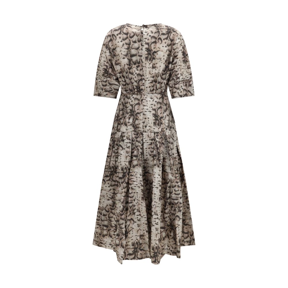 Multicolor Cotton Casual Dress