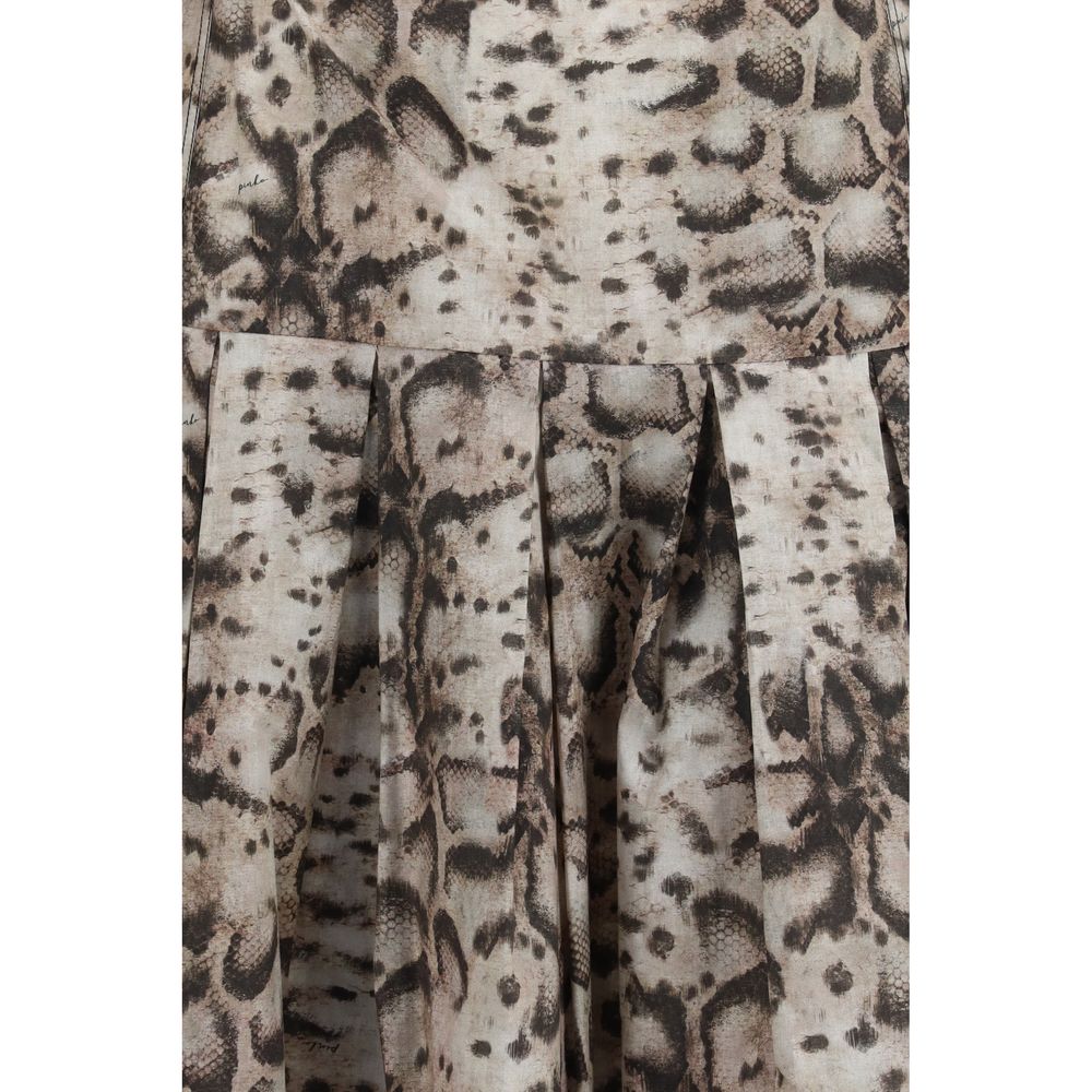 Multicolor Cotton Casual Dress