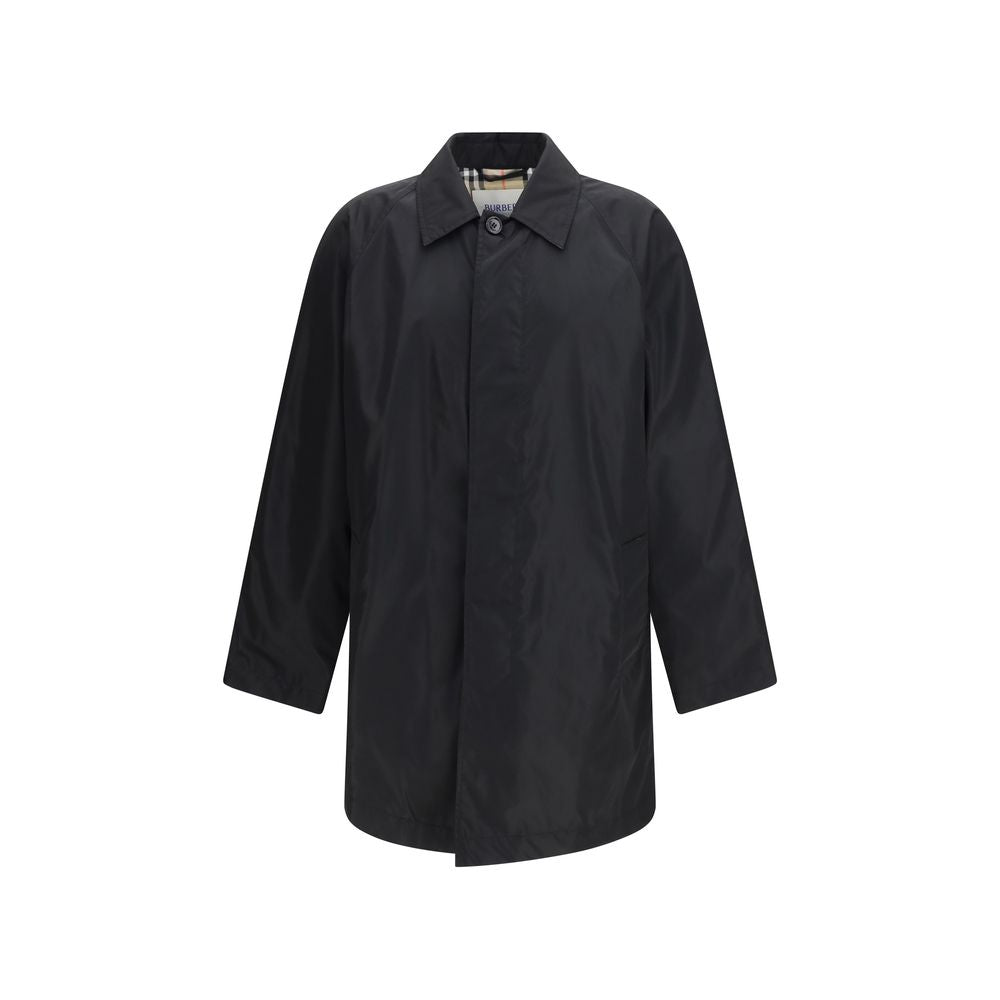 Black Polyester Coat