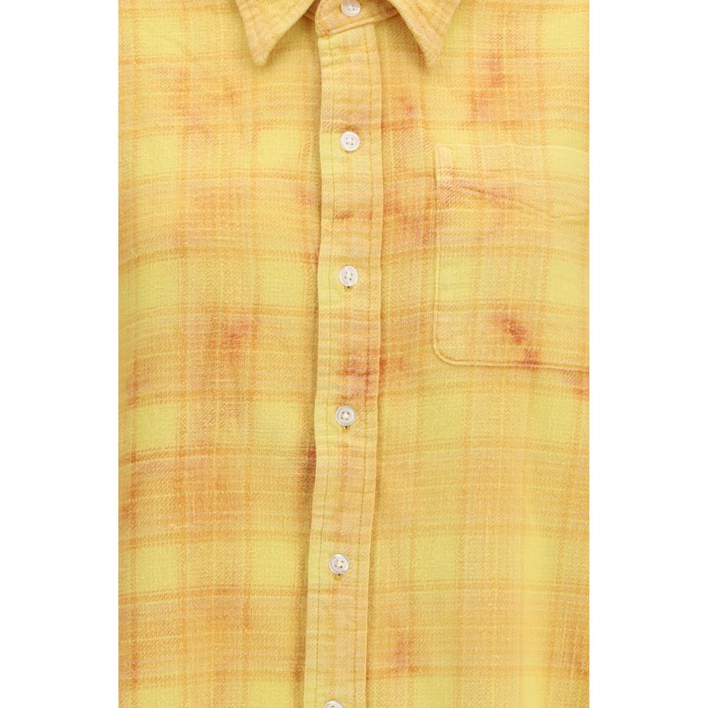 Bicolor Cotton Pattern Shirt