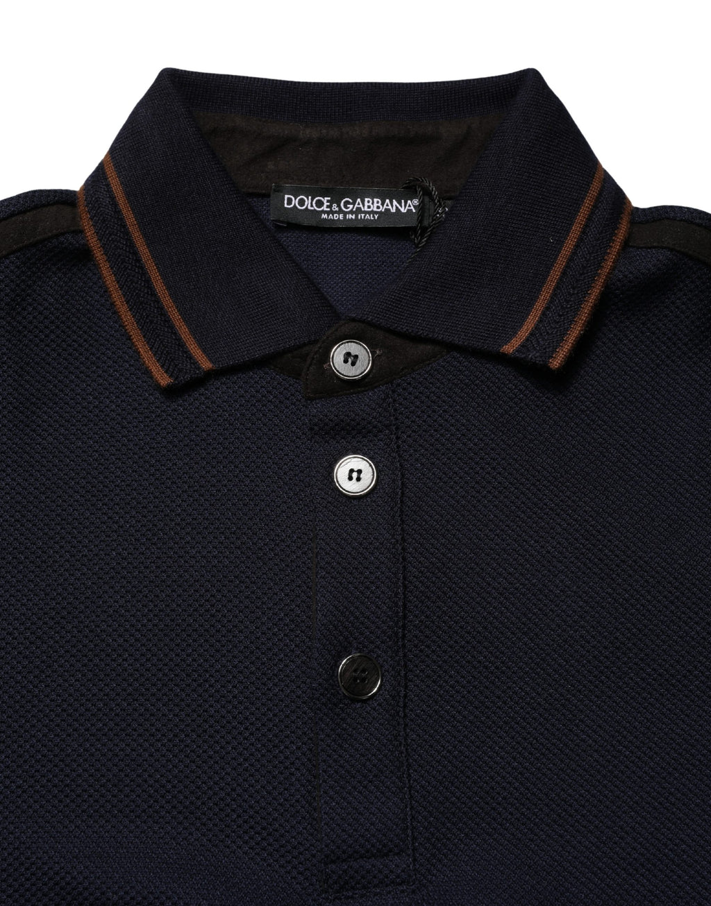 Dark Blue Silk Short Sleeve Men Polo T-shirt