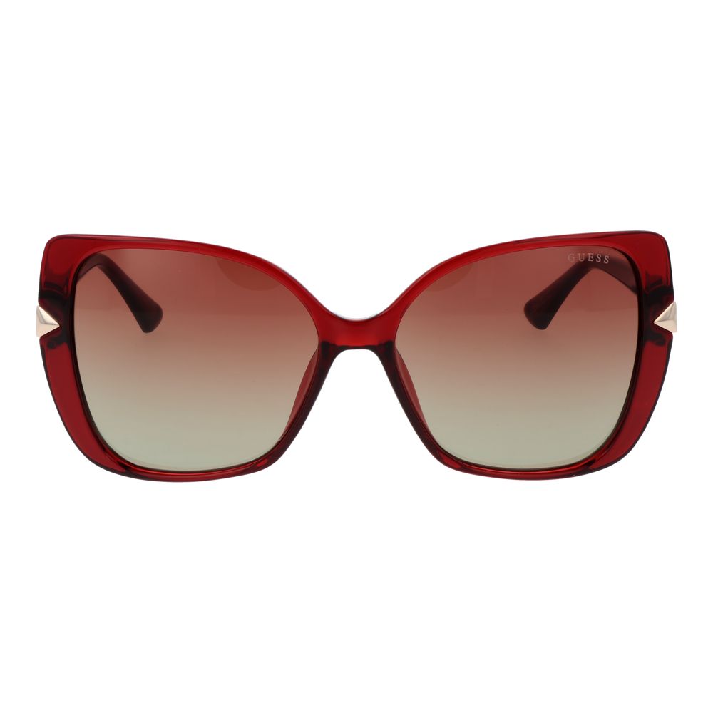 Burgundy Plastic Sunglasses