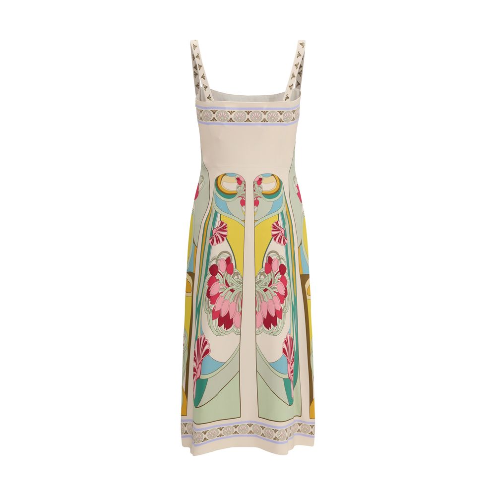 Multicolor Viscose Casual Dress