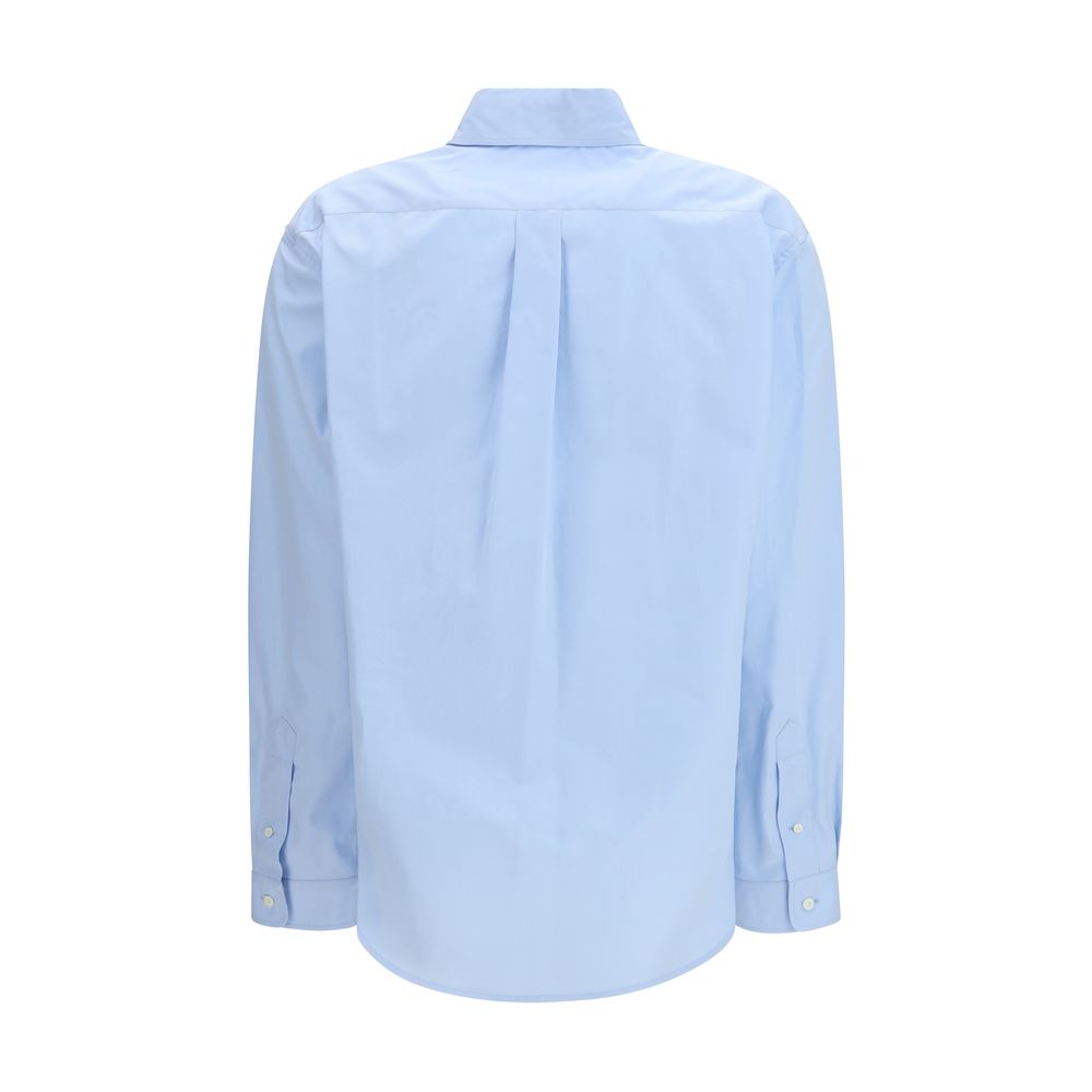 Blue Cotton Dress Shirt