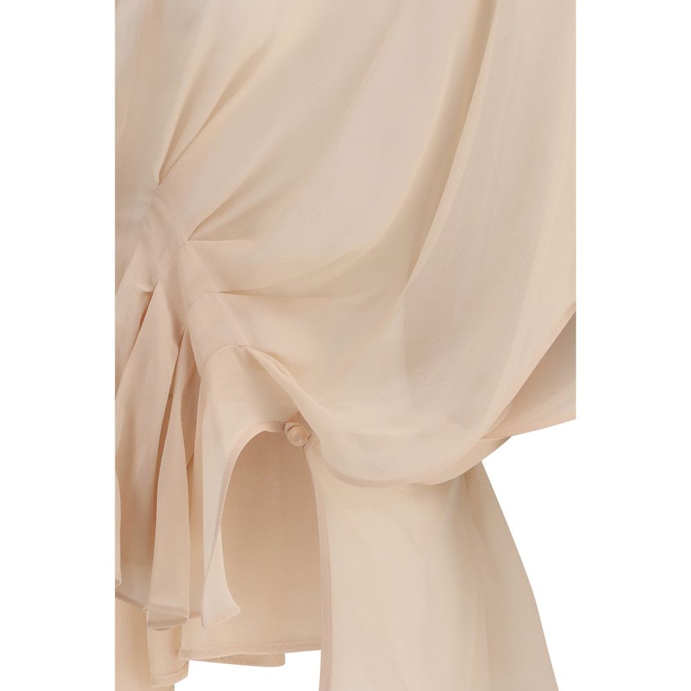 Multicolor Silk Dress Shirt