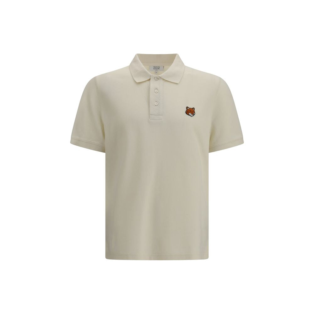 Beige Cotton Polo Shirt