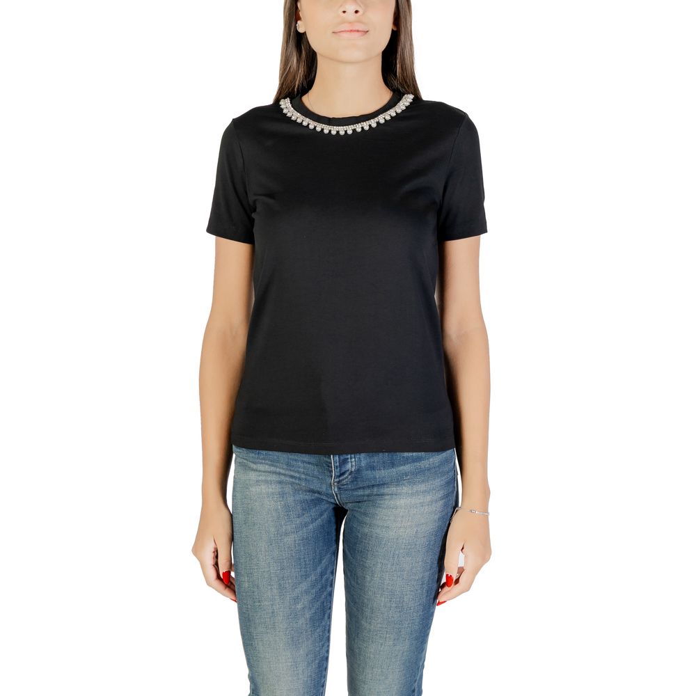 Black Cotton T-Shirt