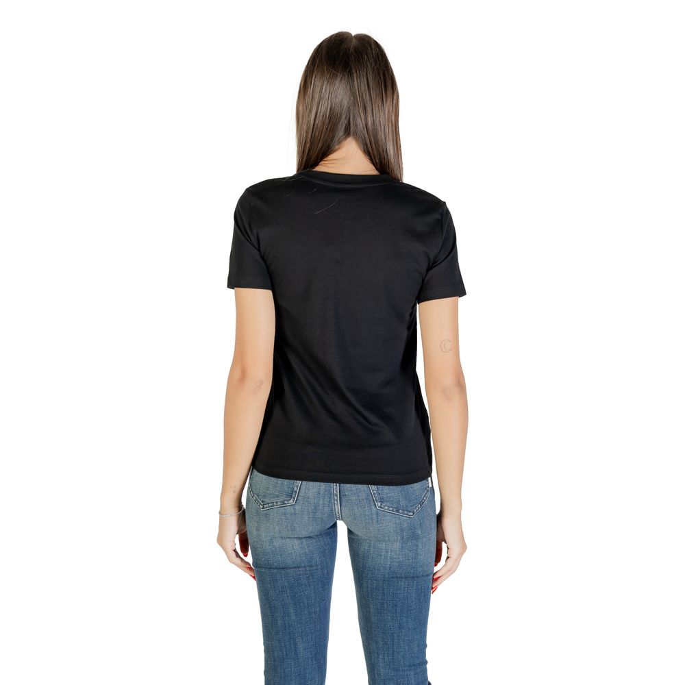 Black Cotton T-Shirt