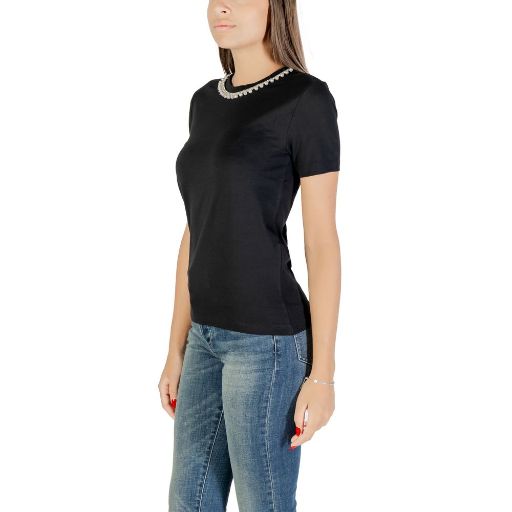 Black Cotton T-Shirt