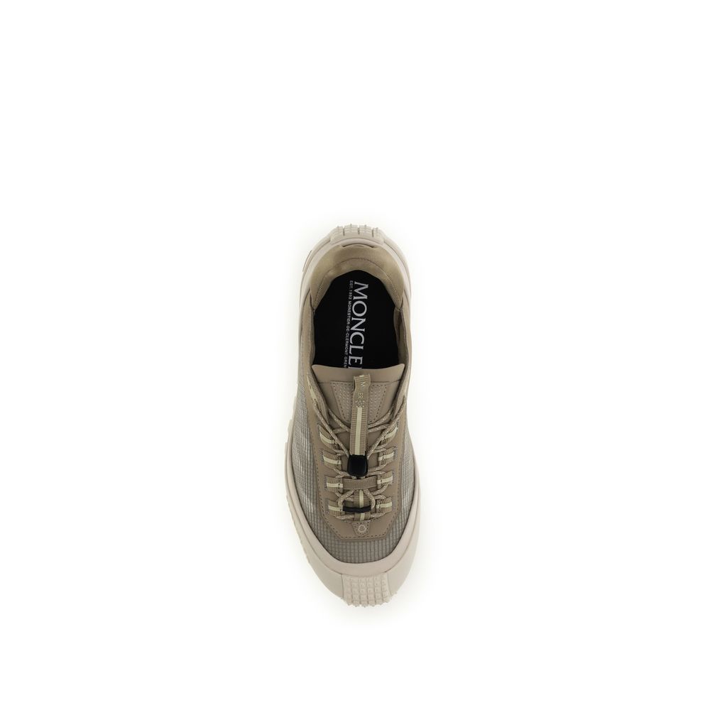 Gray Polyester Athletic Sneakers