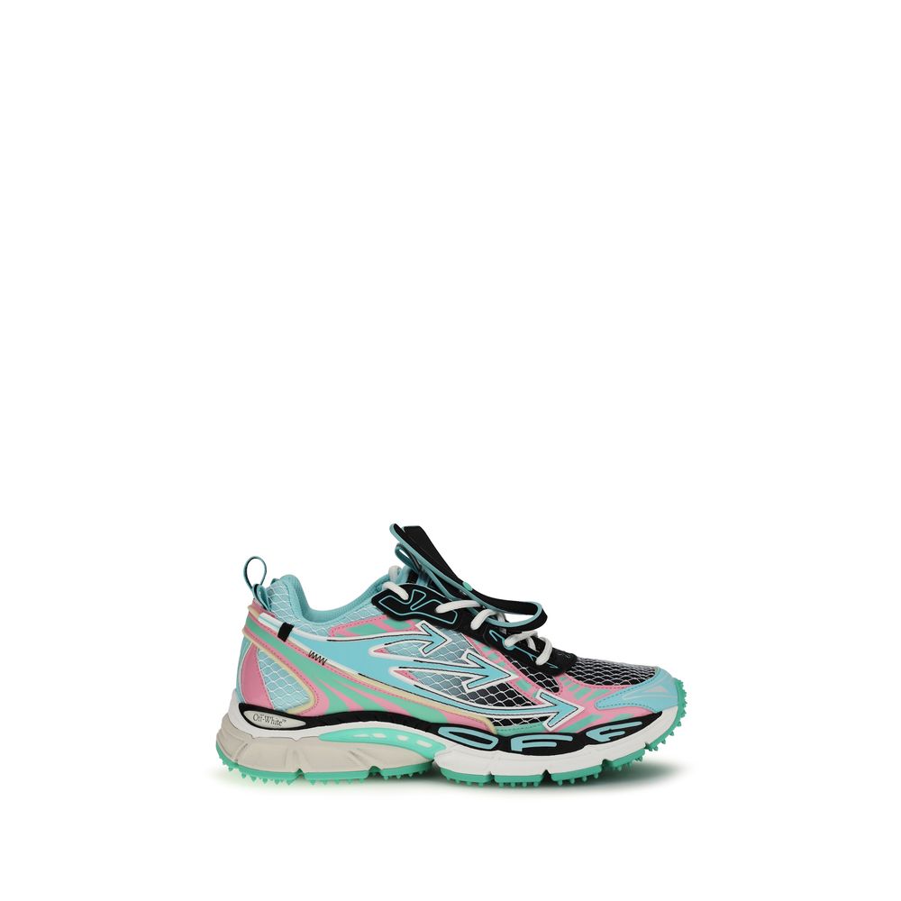 Multicolor Polyester Athletic Sneakers