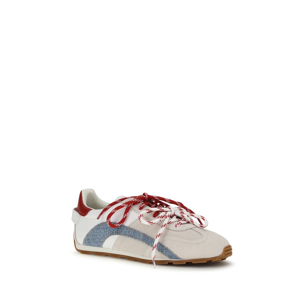 Multicolor Calf Leather Bos Taurus Low Top Sneakers