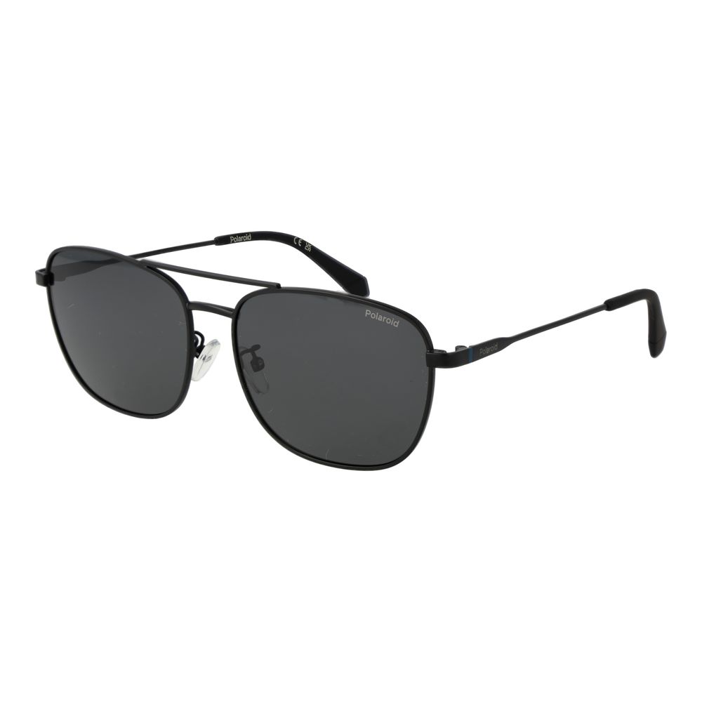 Black Stainless Steel Sunglasses