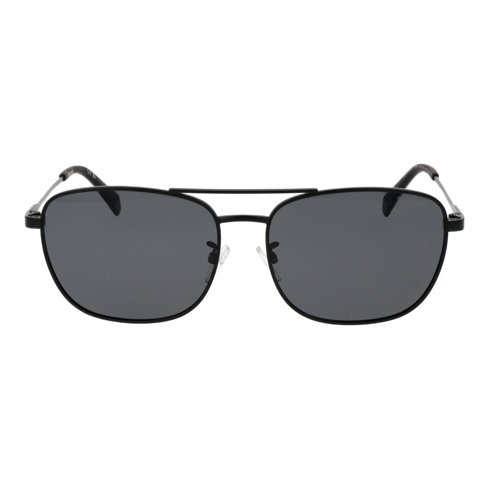 Black Stainless Steel Sunglasses