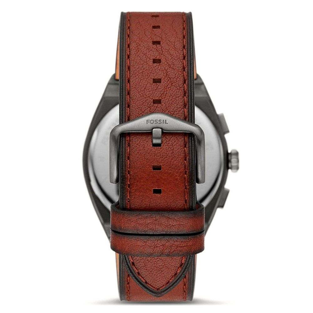 Brown Leather Dress Watch