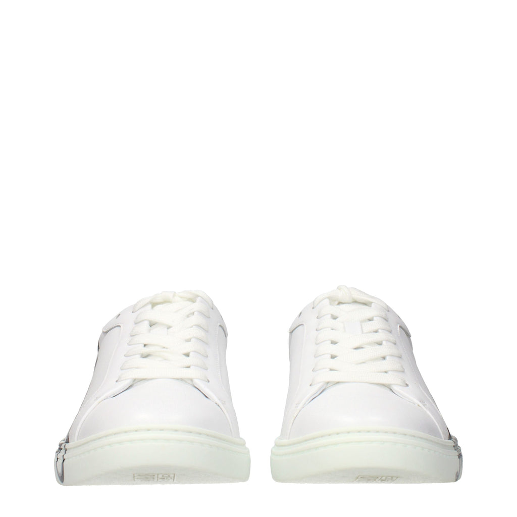 White Leather Sneakers