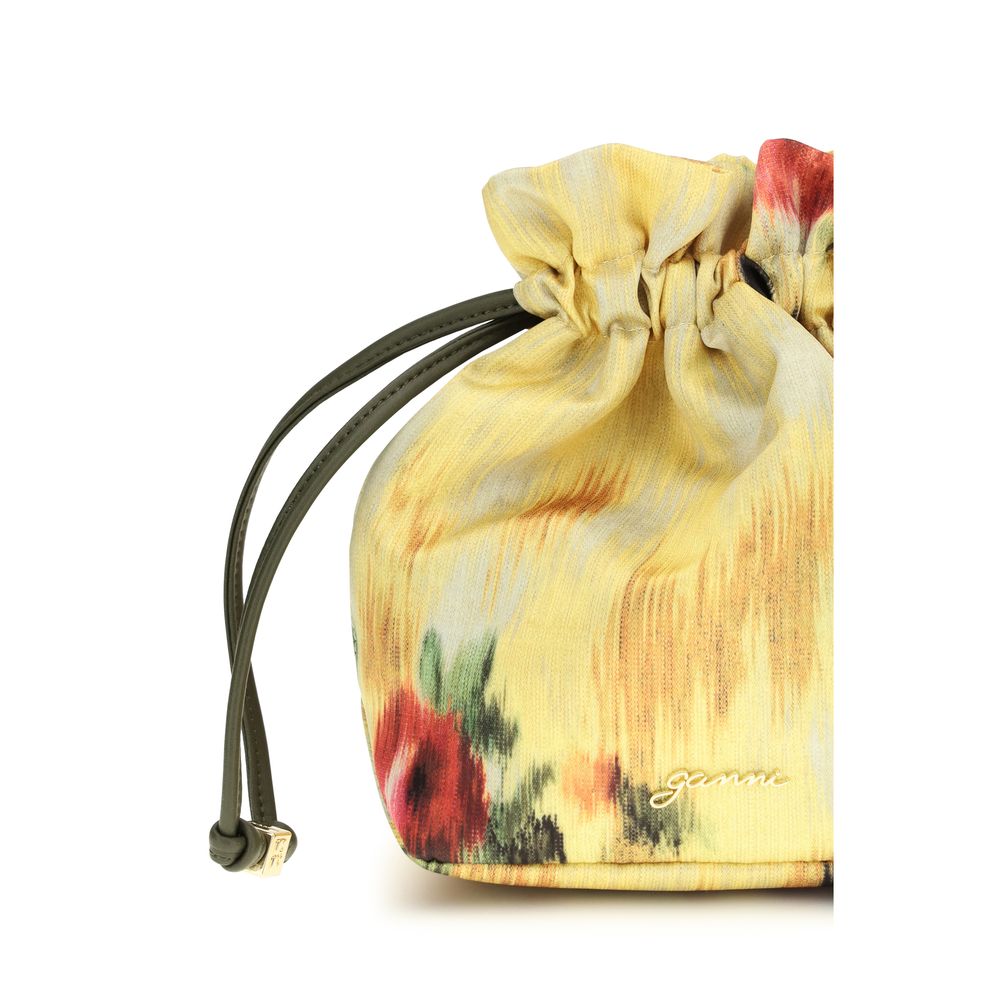 Bicolor Recycled Cotton Clutch Bag