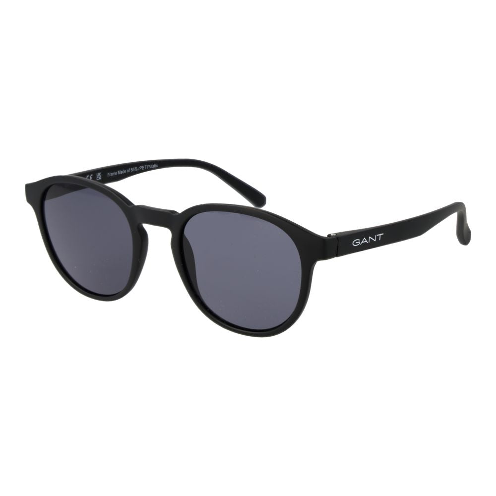 Black Stainless Steel Sunglasses