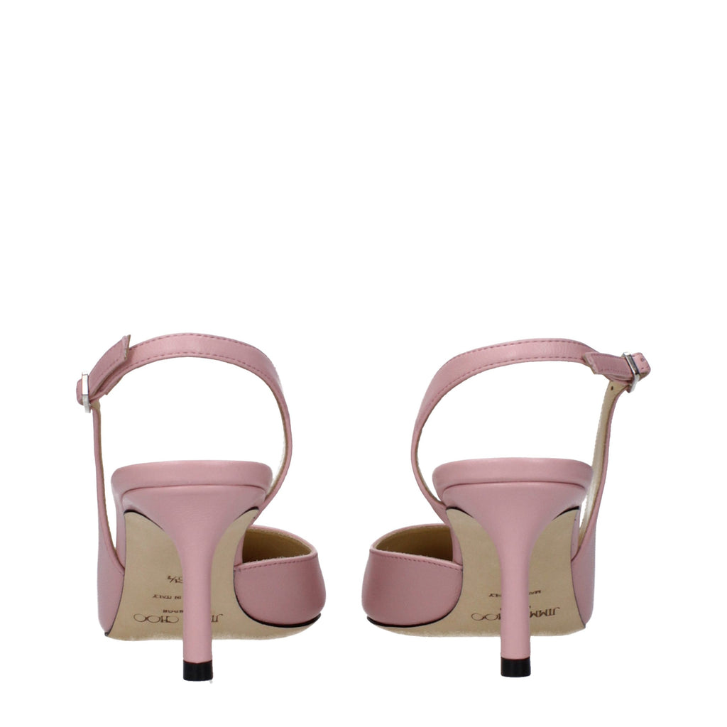 Pink Leather Pumps