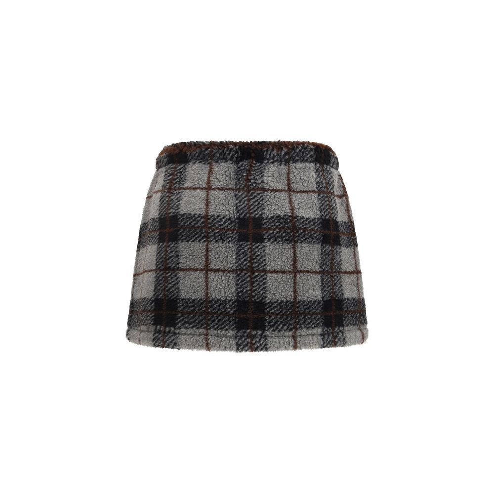 Multicolor Nylon Mini Skirt