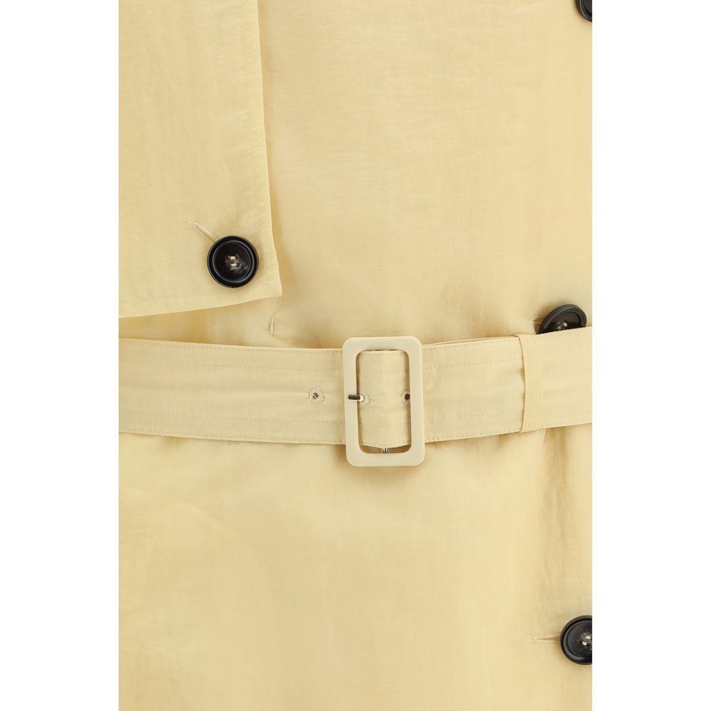Beige Nylon Coat