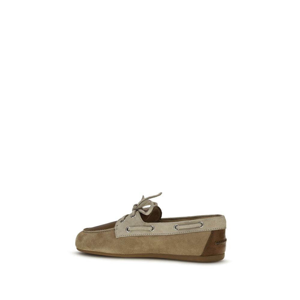 Multicolor Calf Leather Bos Taurus Slip-On Loafers