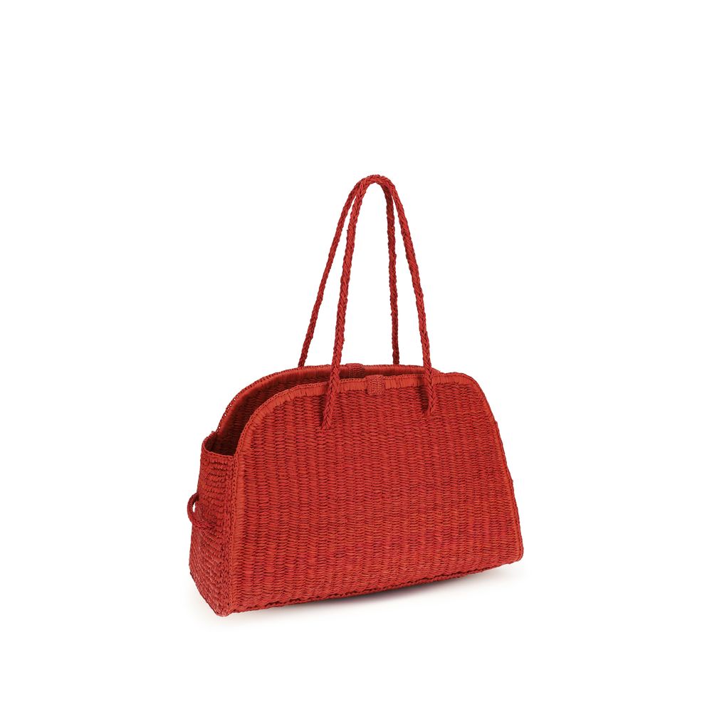 Multicolor Raffia Handbag