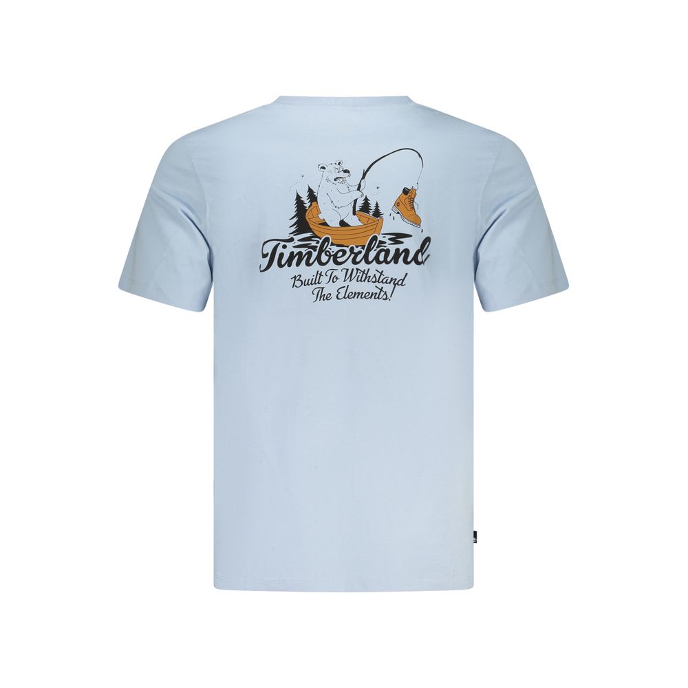 Azzurro Cotton Mens T-Shirt