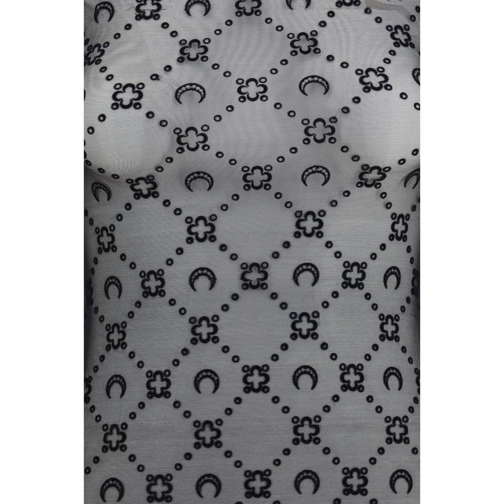 Black Polyamide Pattern Shirt