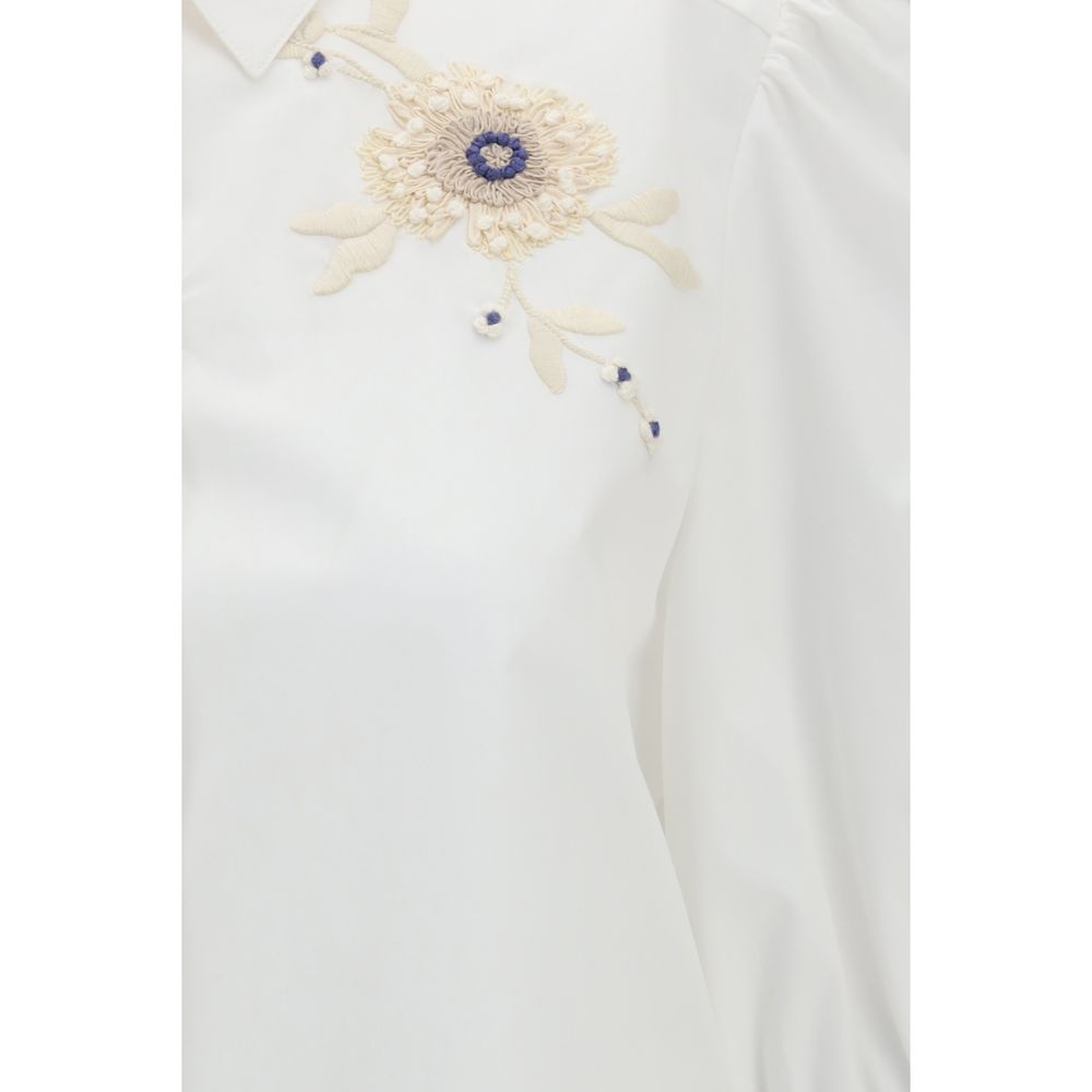 White Cotton Blouse