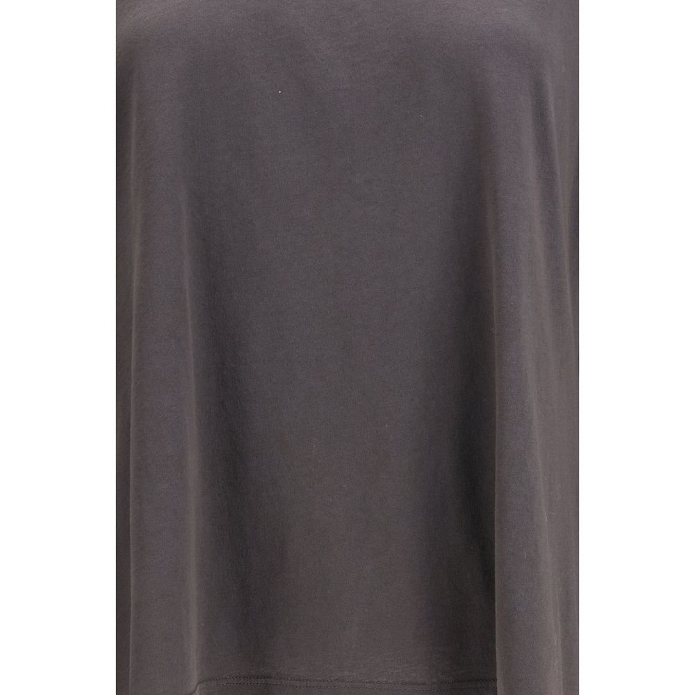 Brown Cotton Long Sleeve T-Shirt