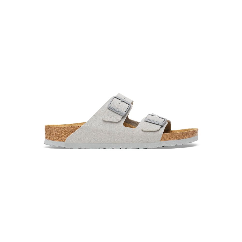 Gray Viscose Flat Sandals