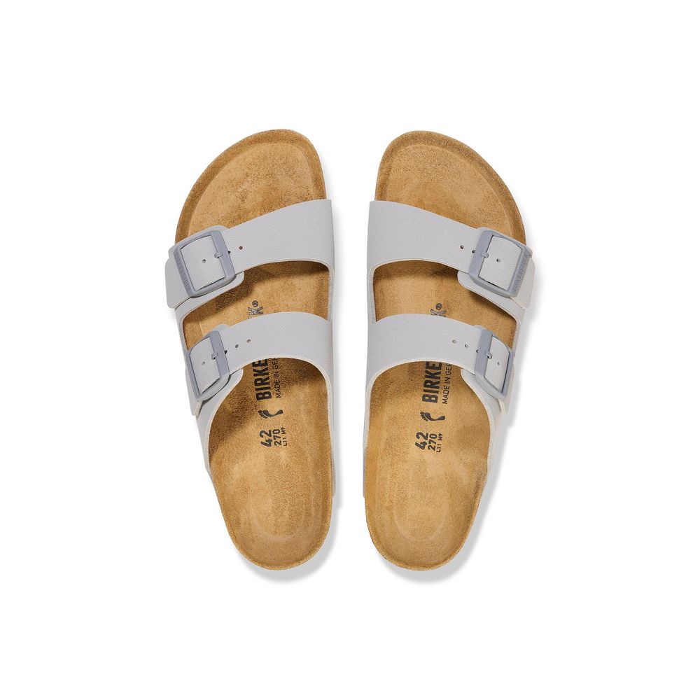 Gray Viscose Flat Sandals