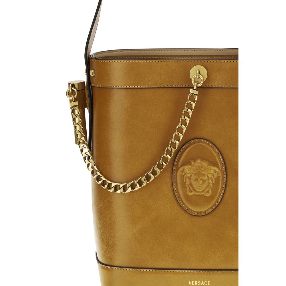 Brown Calf Leather Bos Taurus Backet Bag